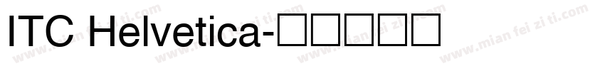 ITC Helvetica字体转换